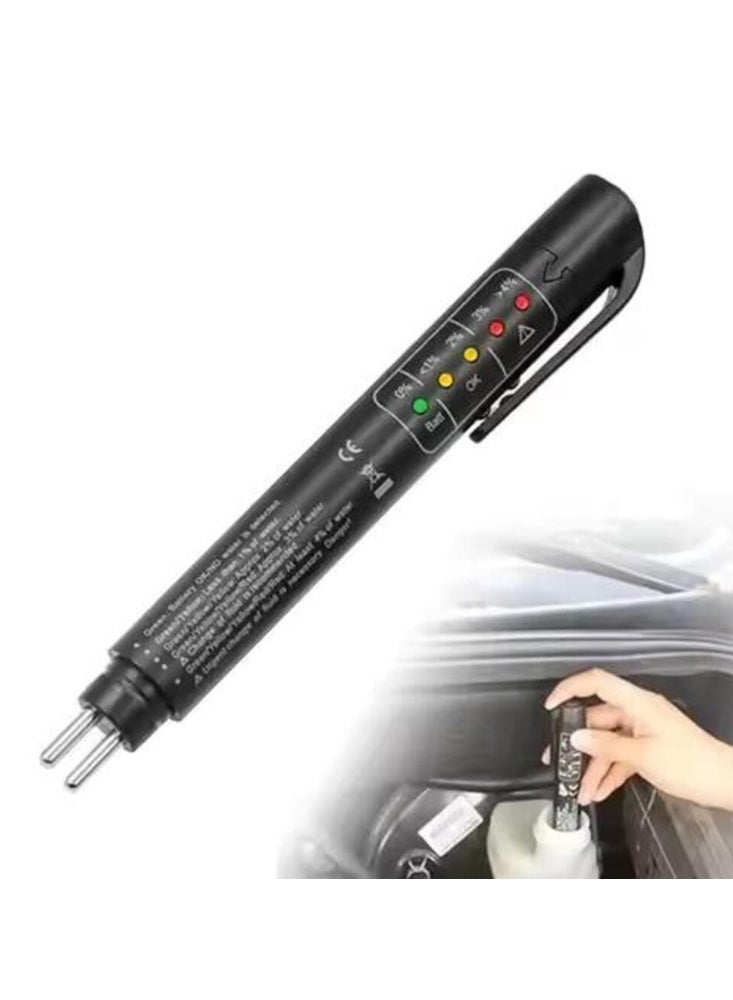 Rainco قلم Rainco لفحص زيت الفرامل مع 5 مؤشرات LED - كاشف رطوبة رقمي لـ DOT3 و DOT4 و DOT5 - Image 5